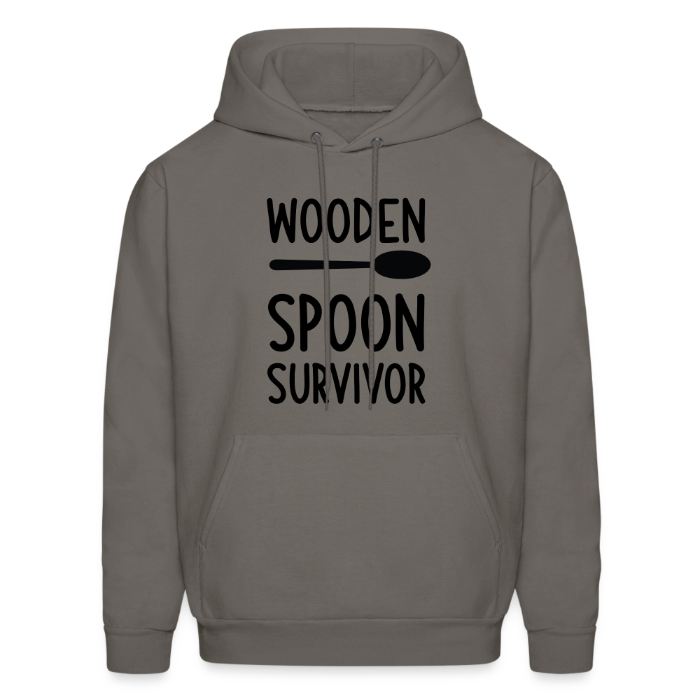 wooden Spoon Survivor Hoodie - Color: asphalt gray