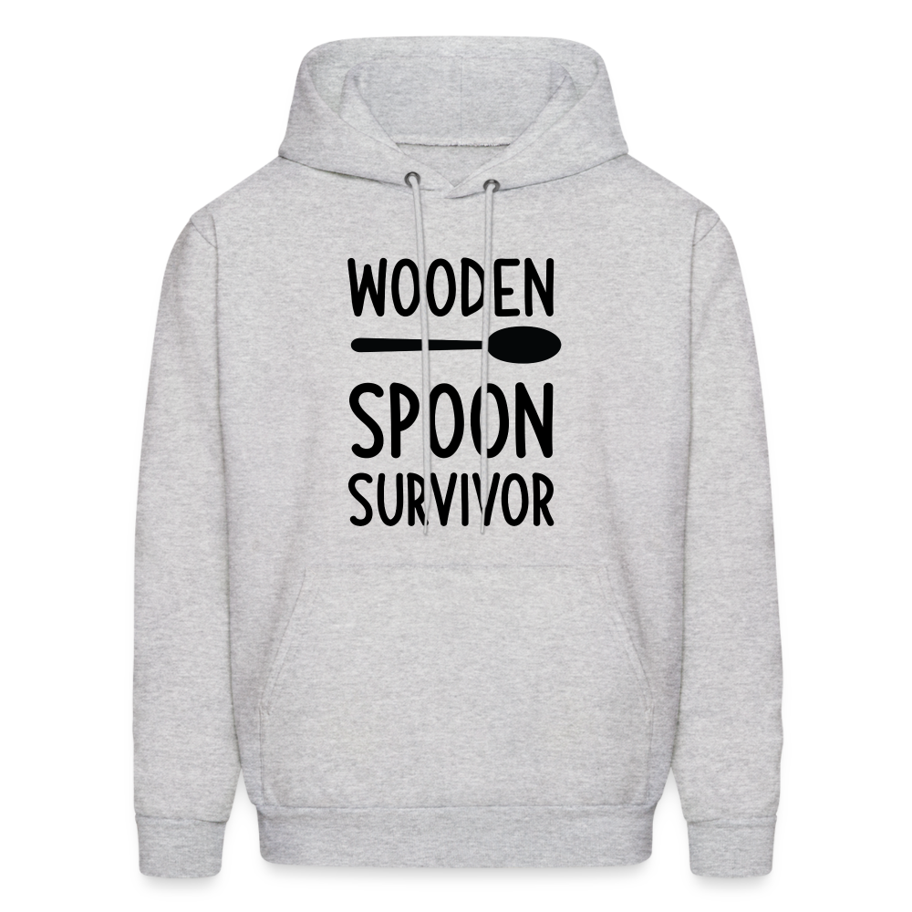 wooden Spoon Survivor Hoodie - Color: ash