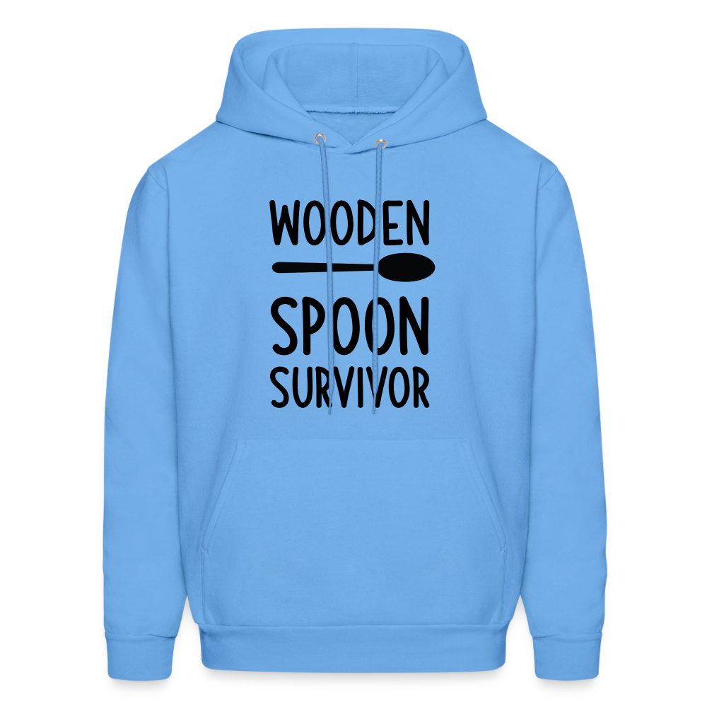 wooden Spoon Survivor Hoodie - Color: carolina blue