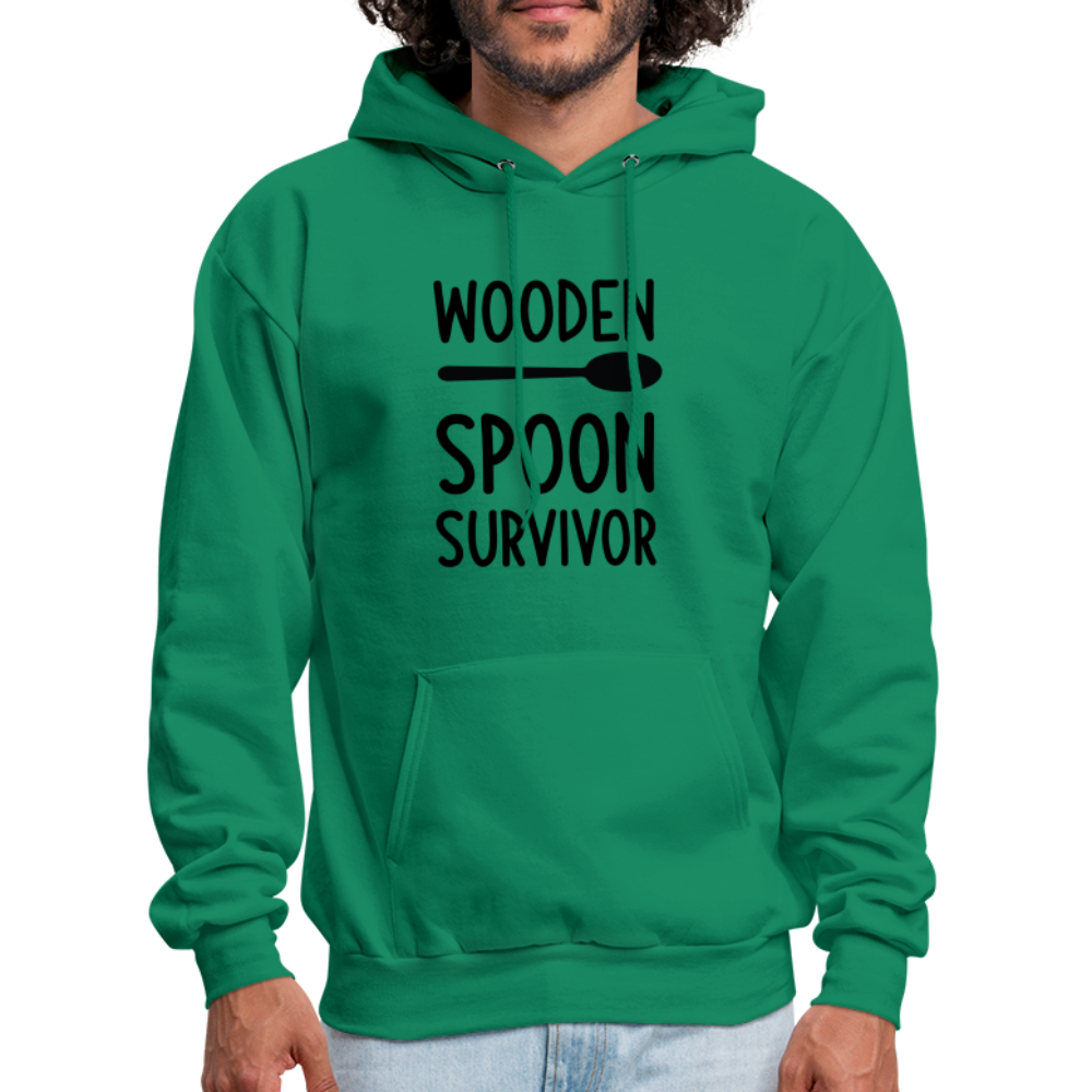 wooden Spoon Survivor Hoodie - Color: kelly green