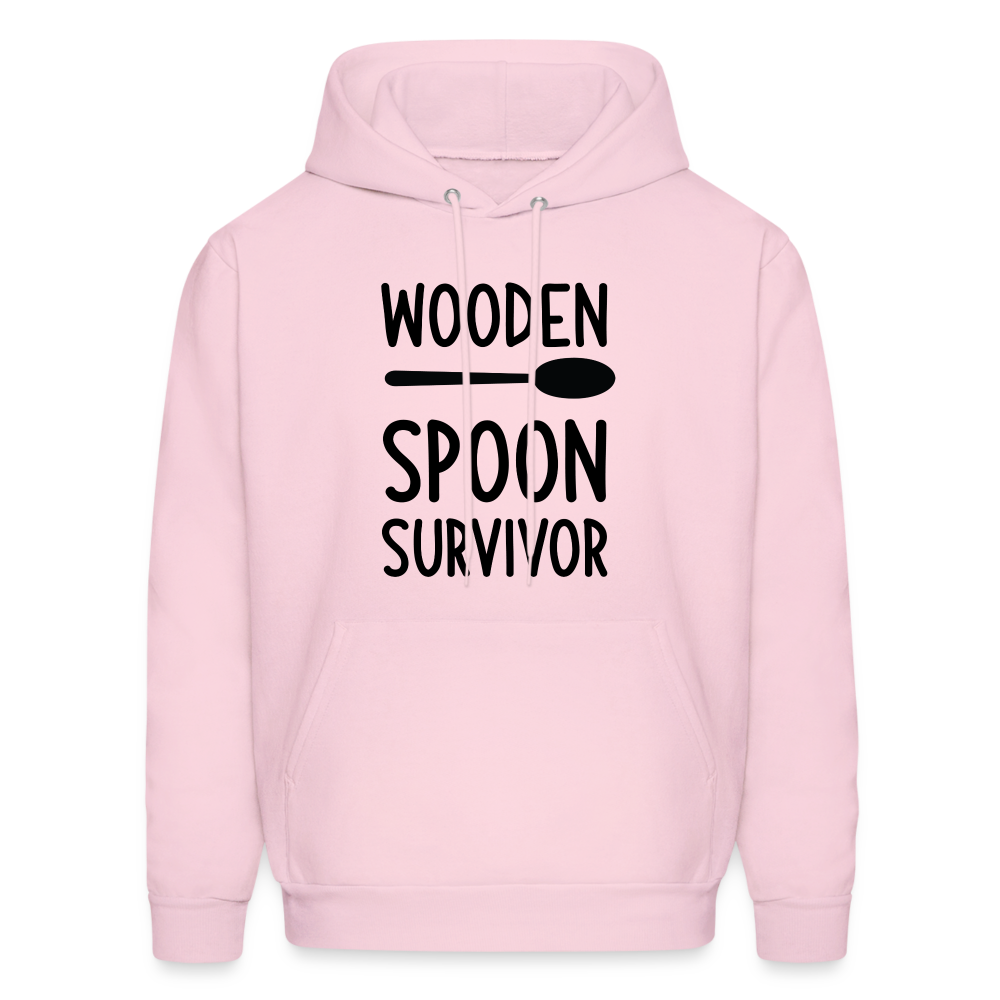 wooden Spoon Survivor Hoodie - Color: pale pink