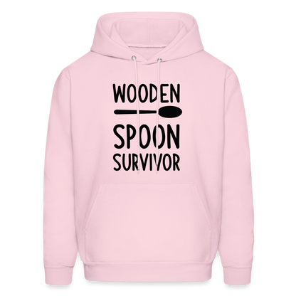 wooden Spoon Survivor Hoodie - Color: pale pink