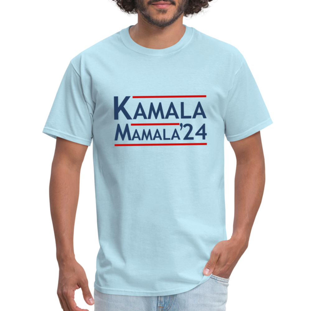 Kamala Mamala T-Shirt (2024 Election) - Color: powder blue