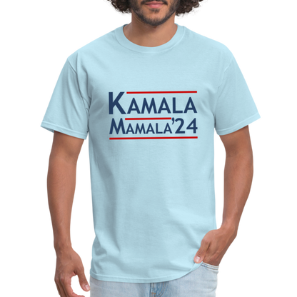 Kamala Mamala T-Shirt (2024 Election) - Color: powder blue