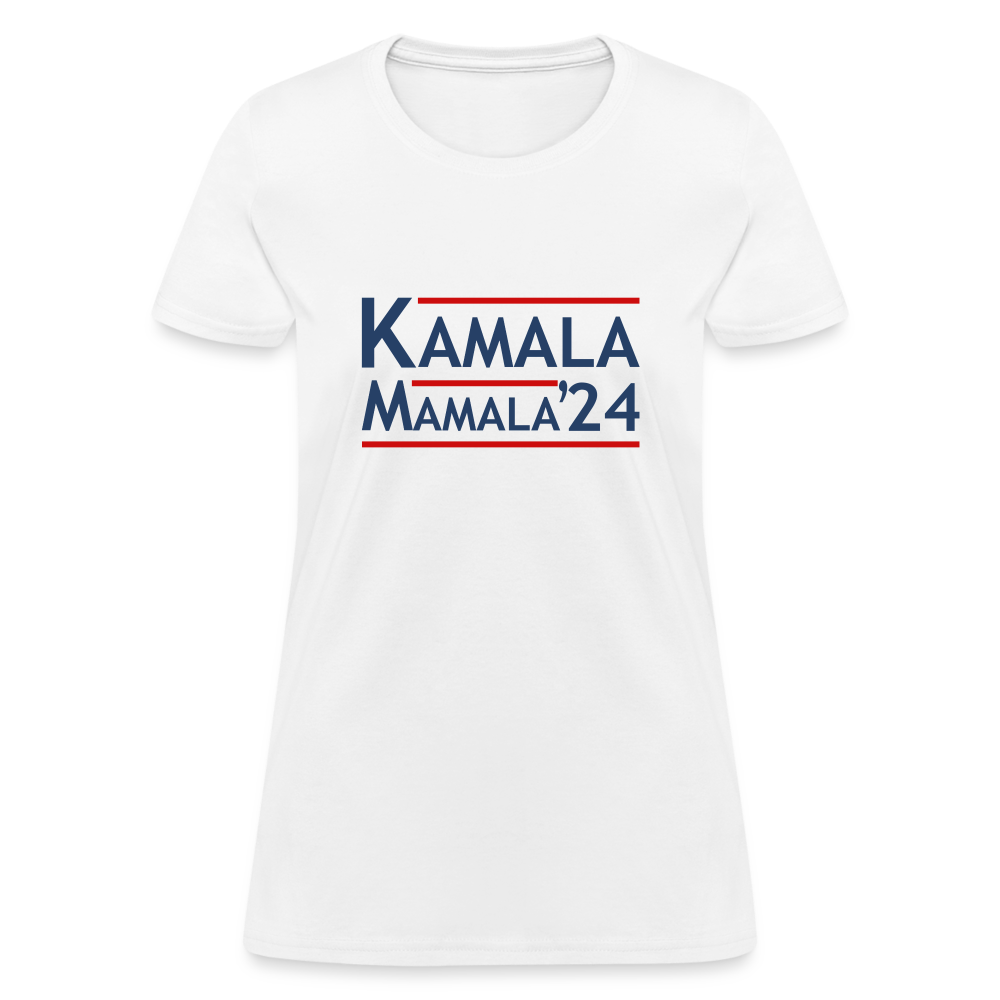 Kamala Mamala Women's T-Shirt (2024 Election) - Color: white