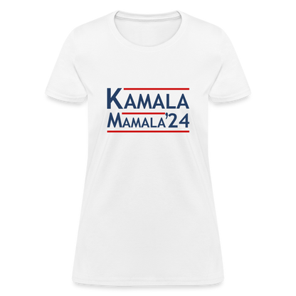 Kamala Mamala Women's T-Shirt (2024 Election) - Color: white