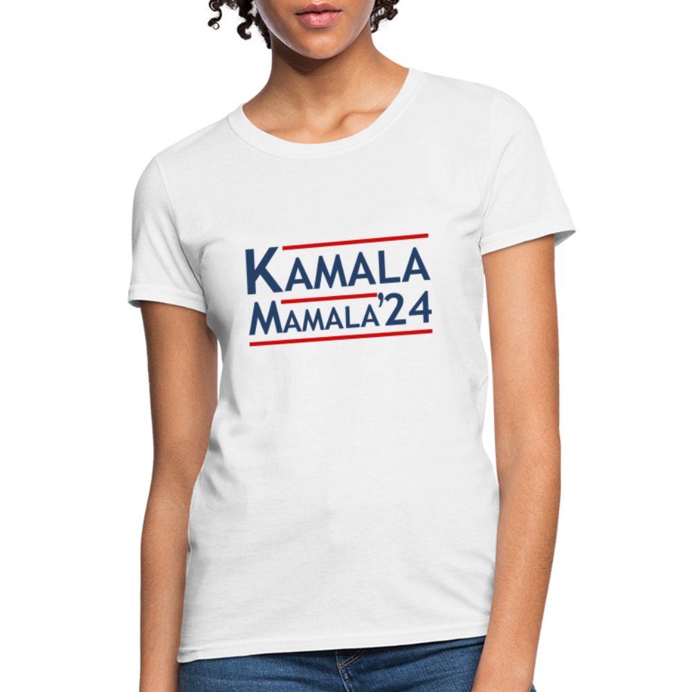 Kamala Mamala Women's T-Shirt (2024 Election) - Color: white