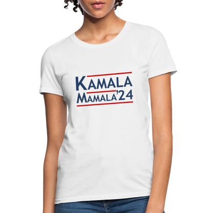 Kamala Mamala Women's T-Shirt (2024 Election) - Color: white