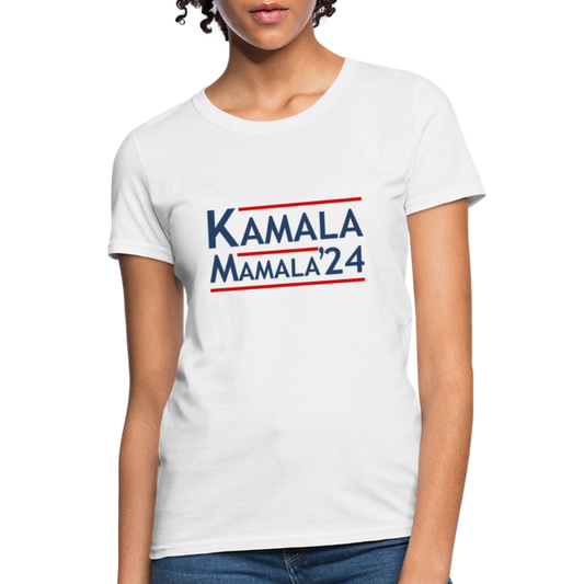 Kamala Mamala Women's T-Shirt (2024 Election) - Color: white