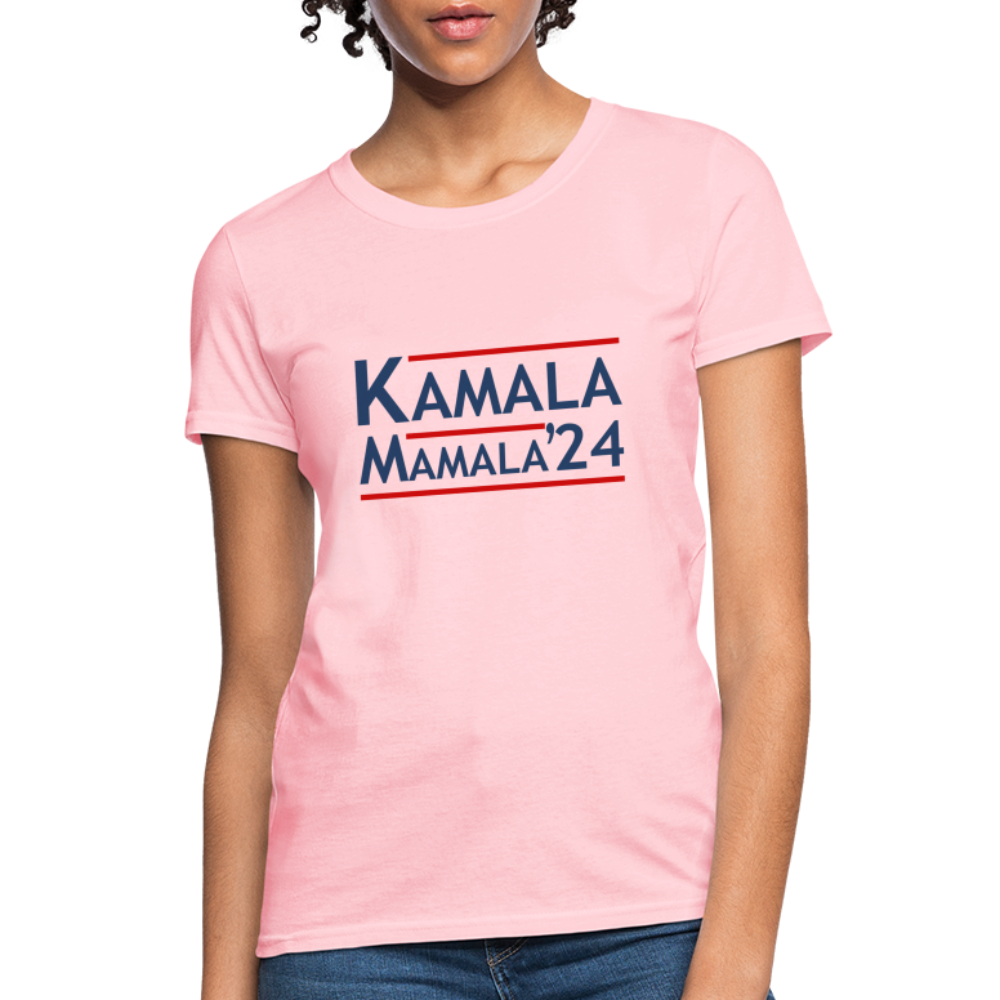 Kamala Mamala Women's T-Shirt (2024 Election) - Color: pink