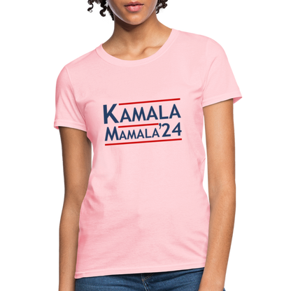 Kamala Mamala Women's T-Shirt (2024 Election) - Color: pink