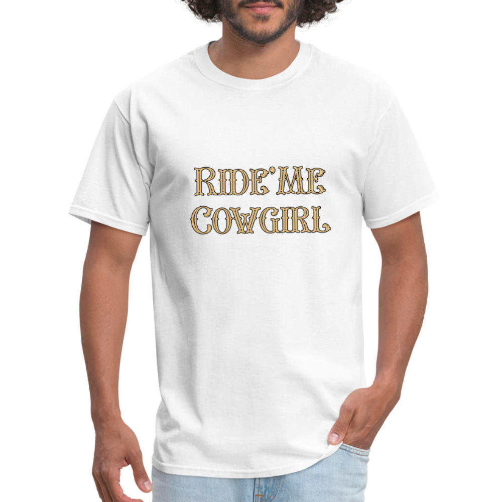 Ride Me Cowgirl T-Shirt - white