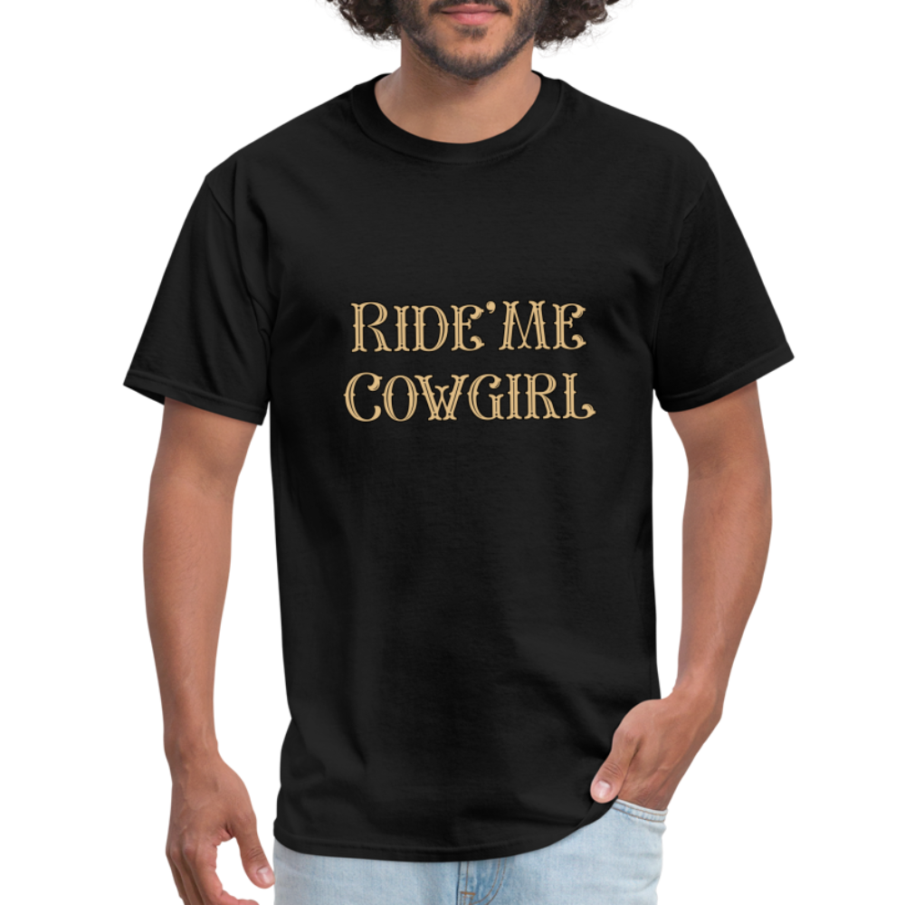 Ride Me Cowgirl T-Shirt - black