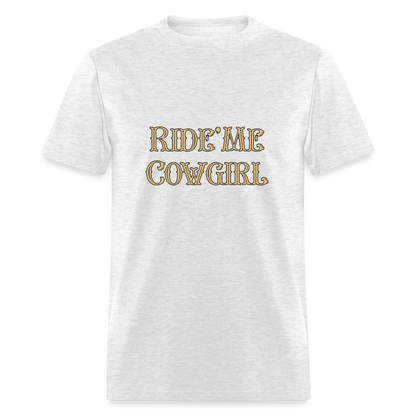 Ride Me Cowgirl T-Shirt - light heather gray