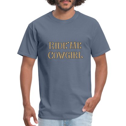 Ride Me Cowgirl T-Shirt - denim