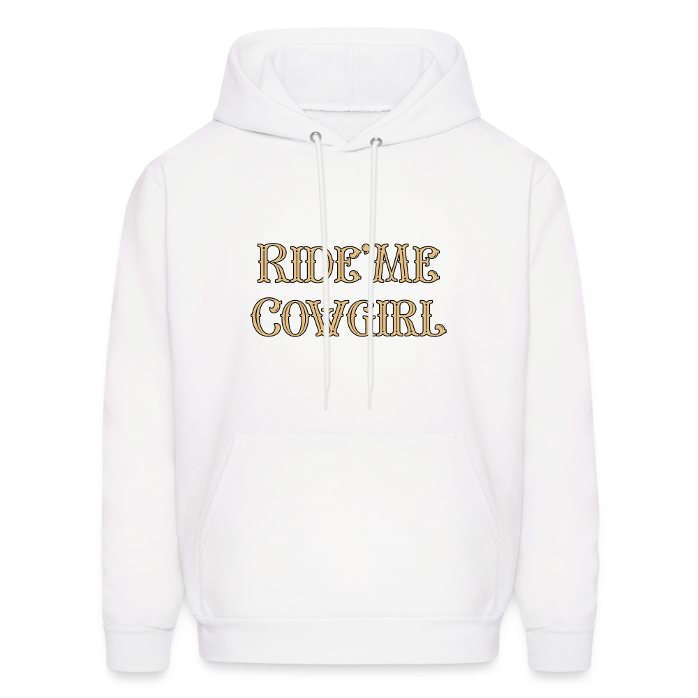 Ride Me Cowgirl Hoodie - white