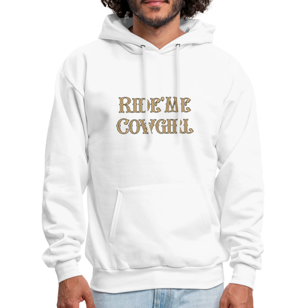 Ride Me Cowgirl Hoodie - white