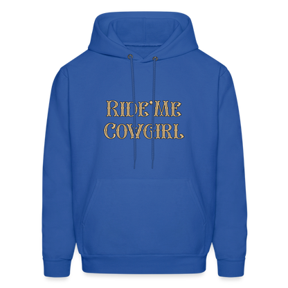 Ride Me Cowgirl Hoodie - royal blue