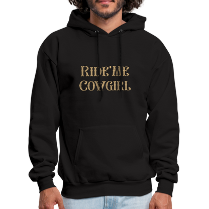 Ride Me Cowgirl Hoodie - black