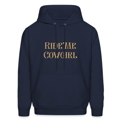 Ride Me Cowgirl Hoodie - navy