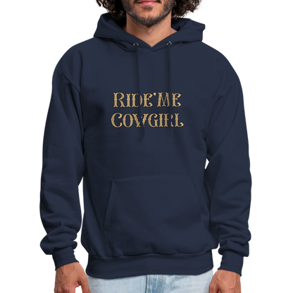 Ride Me Cowgirl Hoodie - navy