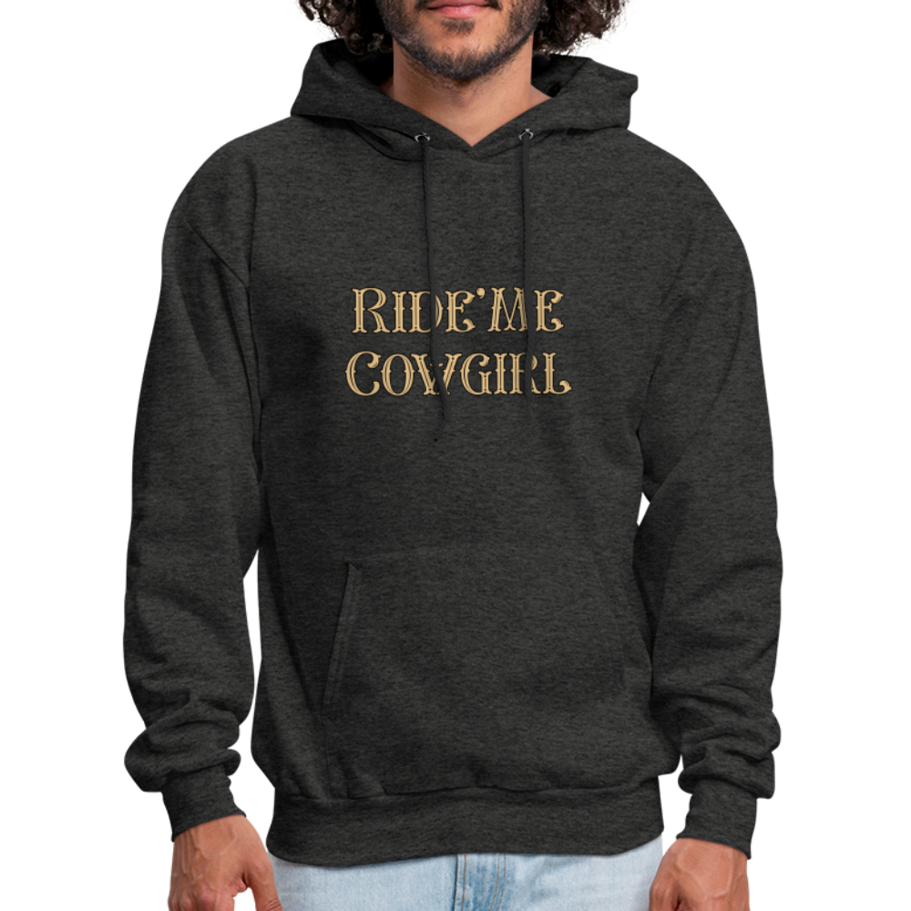 Ride Me Cowgirl Hoodie - charcoal grey