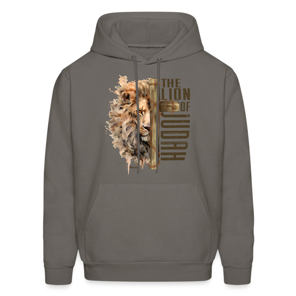 The Lion of Judah Hoodie - Color: asphalt gray