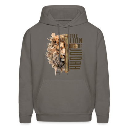 The Lion of Judah Hoodie - Color: asphalt gray