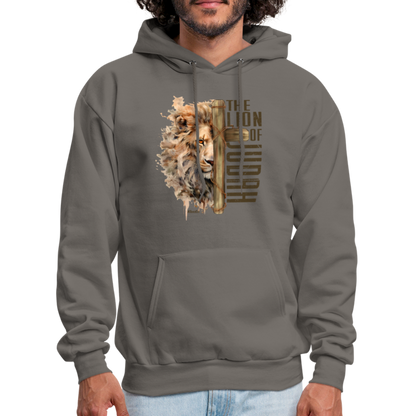 The Lion of Judah Hoodie - Color: heather gray