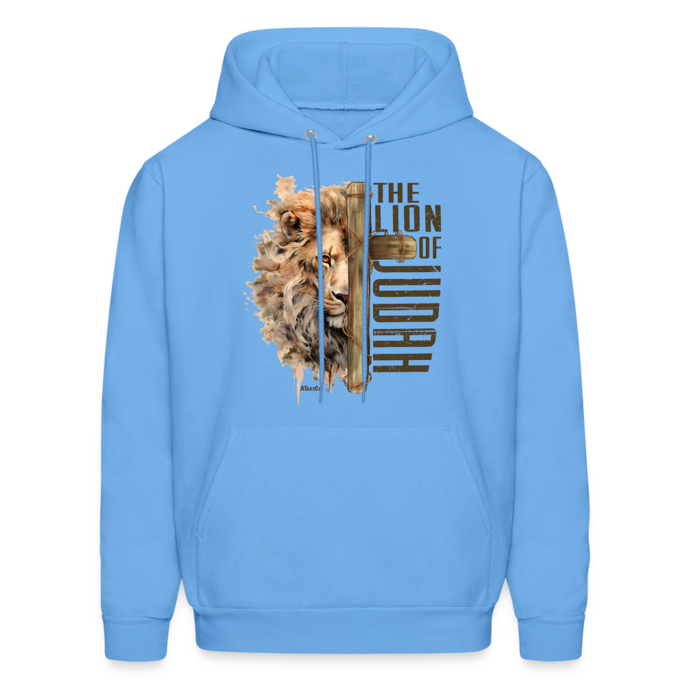 The Lion of Judah Hoodie - Color: carolina blue