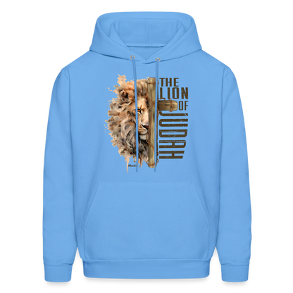 The Lion of Judah Hoodie - Color: carolina blue