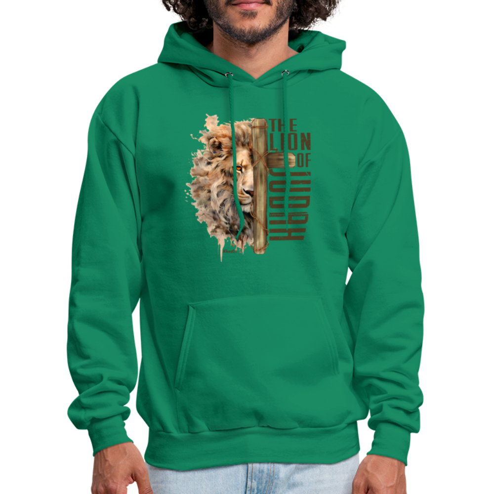 The Lion of Judah Hoodie - Color: kelly green