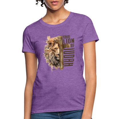 The Lion of Judah Women's T-Shirt - Color: heather gray