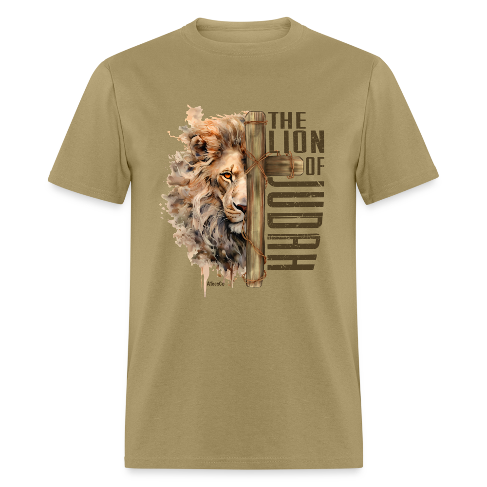 The Lion of Judah T-Shirt - Color: khaki