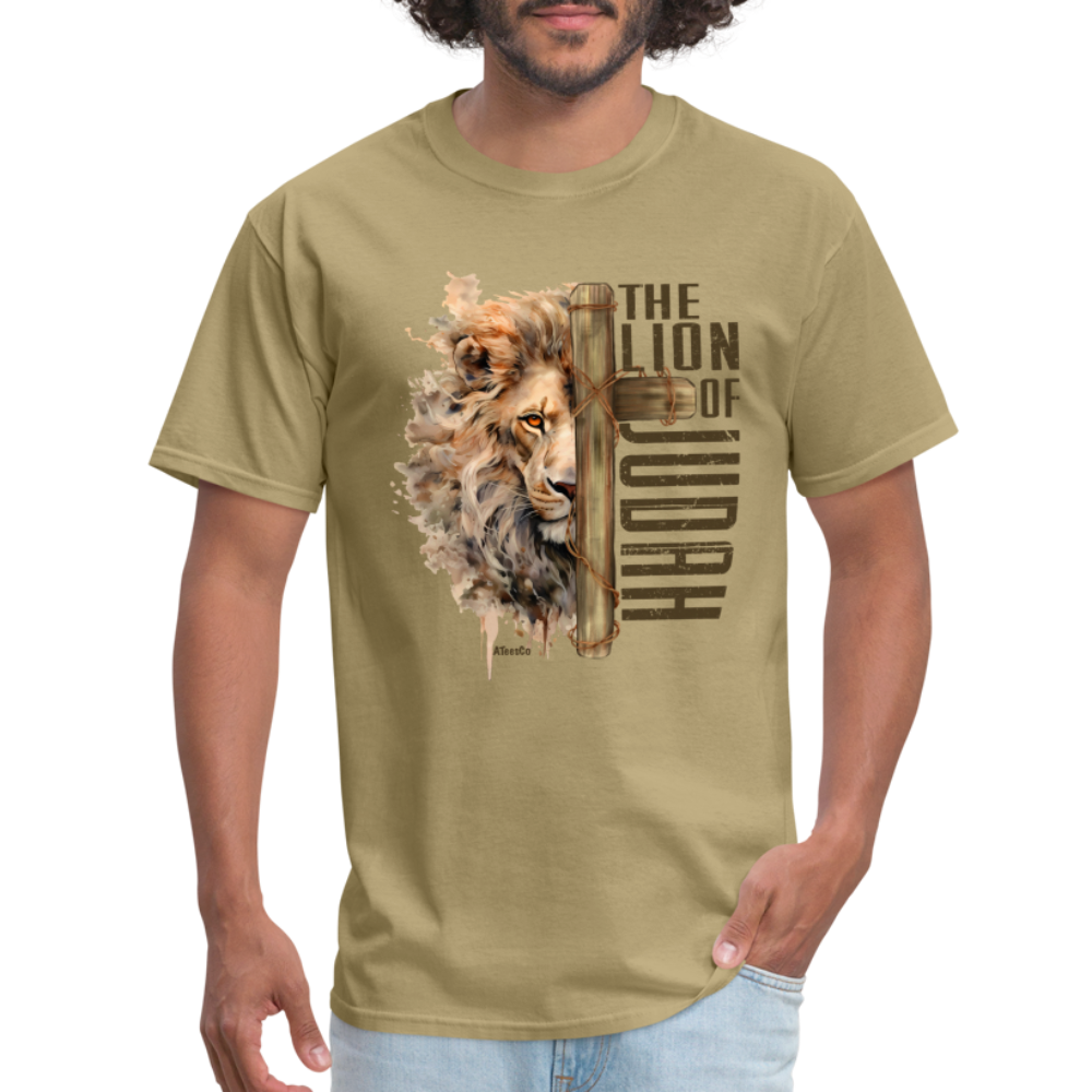 The Lion of Judah T-Shirt - Color: khaki