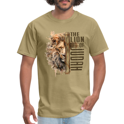 The Lion of Judah T-Shirt - Color: khaki