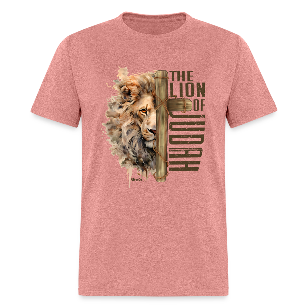 The Lion of Judah T-Shirt - Color: heather mauve