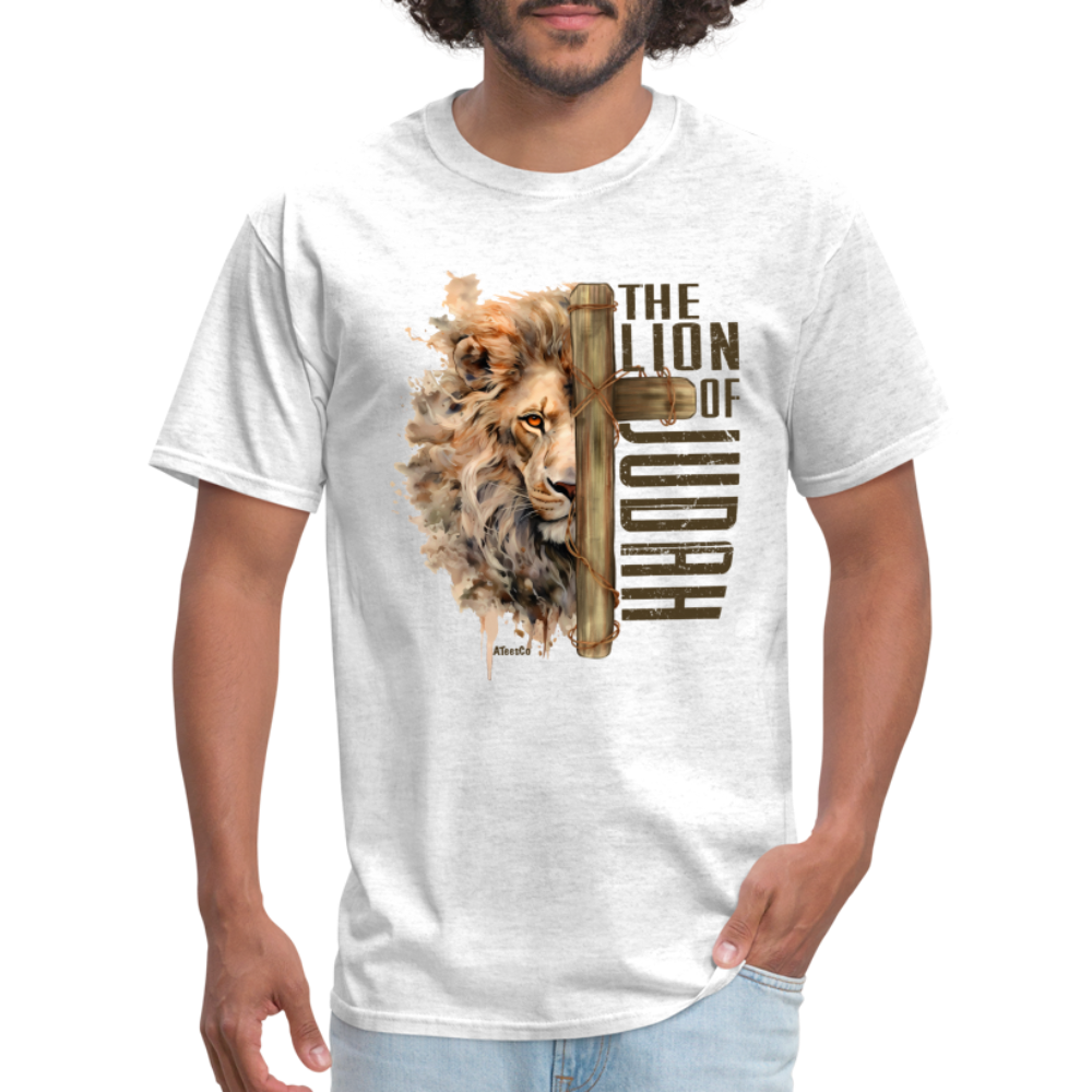 The Lion of Judah T-Shirt - Color: light heather gray