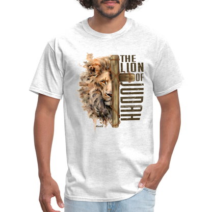 The Lion of Judah T-Shirt - Color: light heather gray