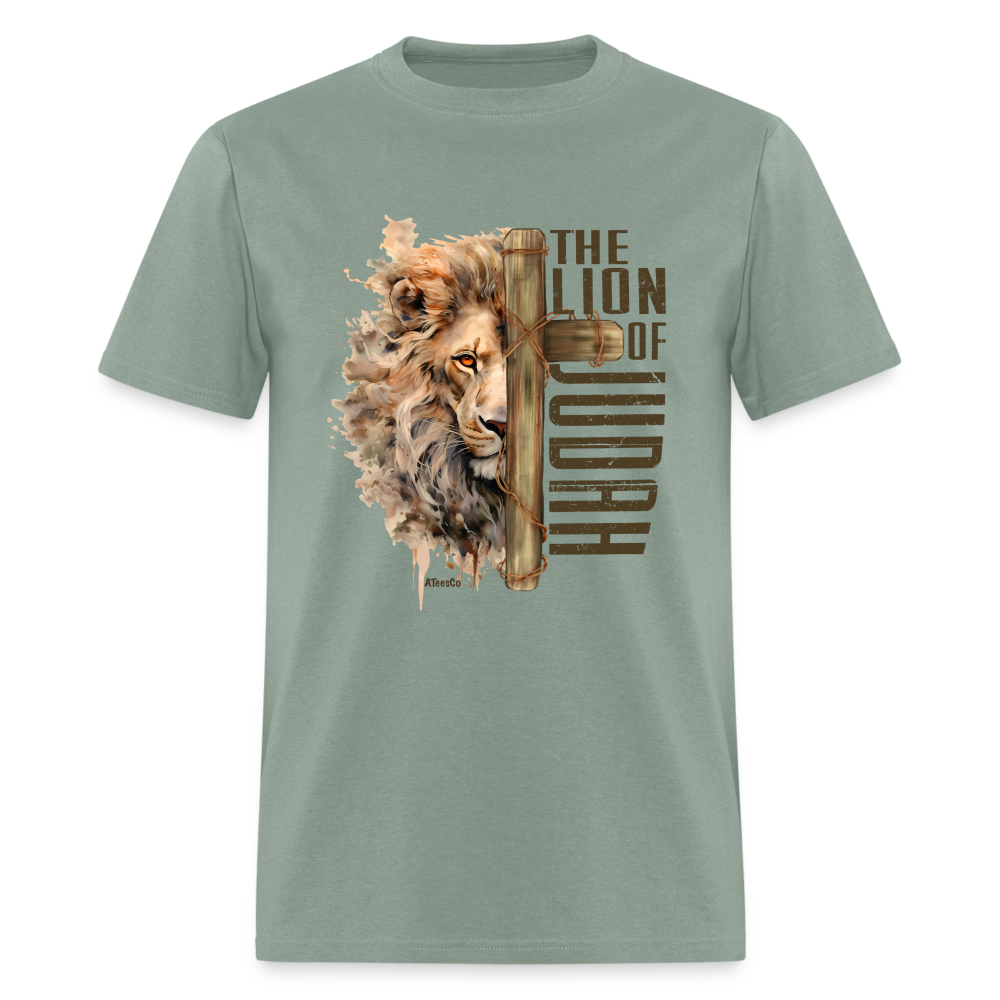 The Lion of Judah T-Shirt - Color: sage