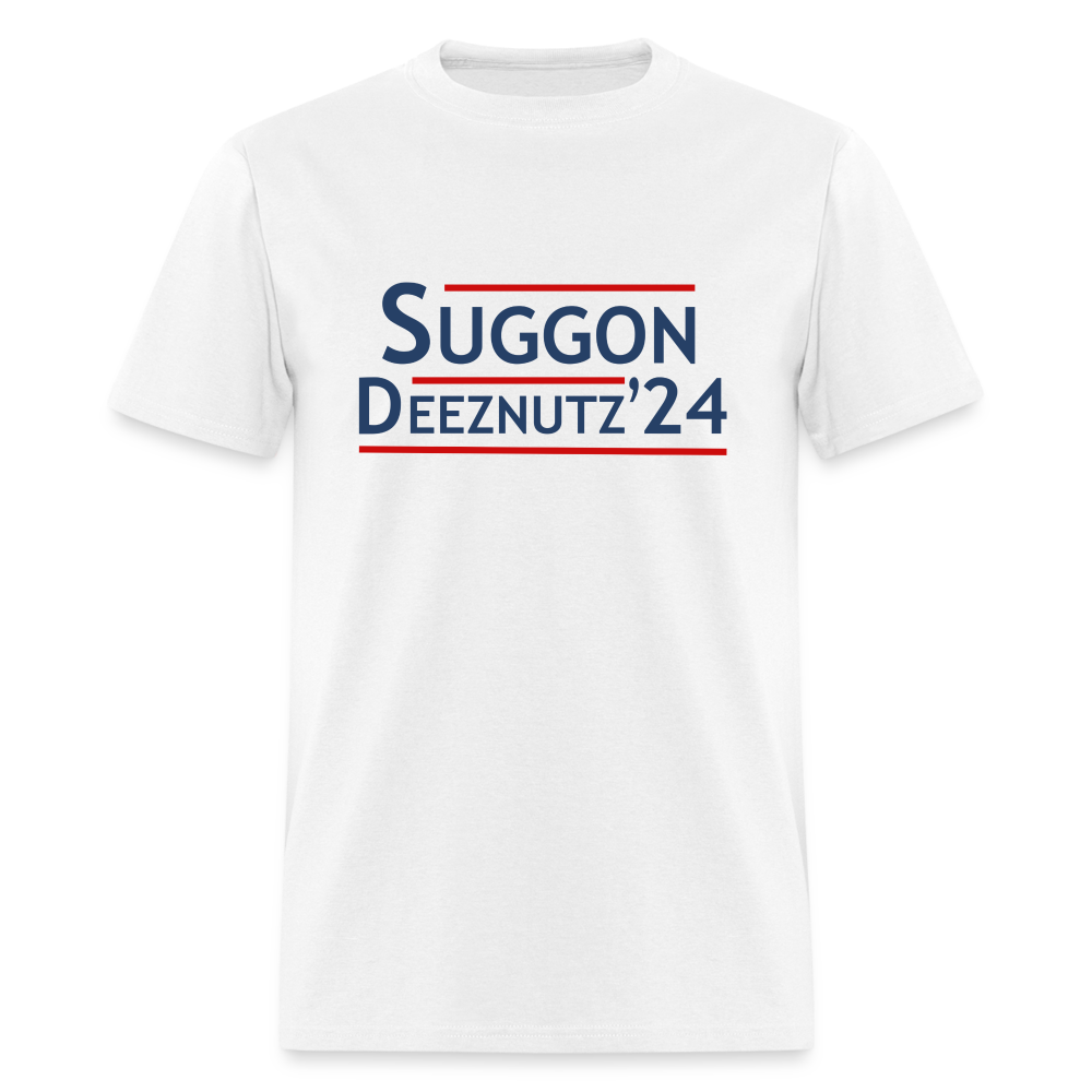 Suggon Deeznutz T-Shirt (Election Humor) - white