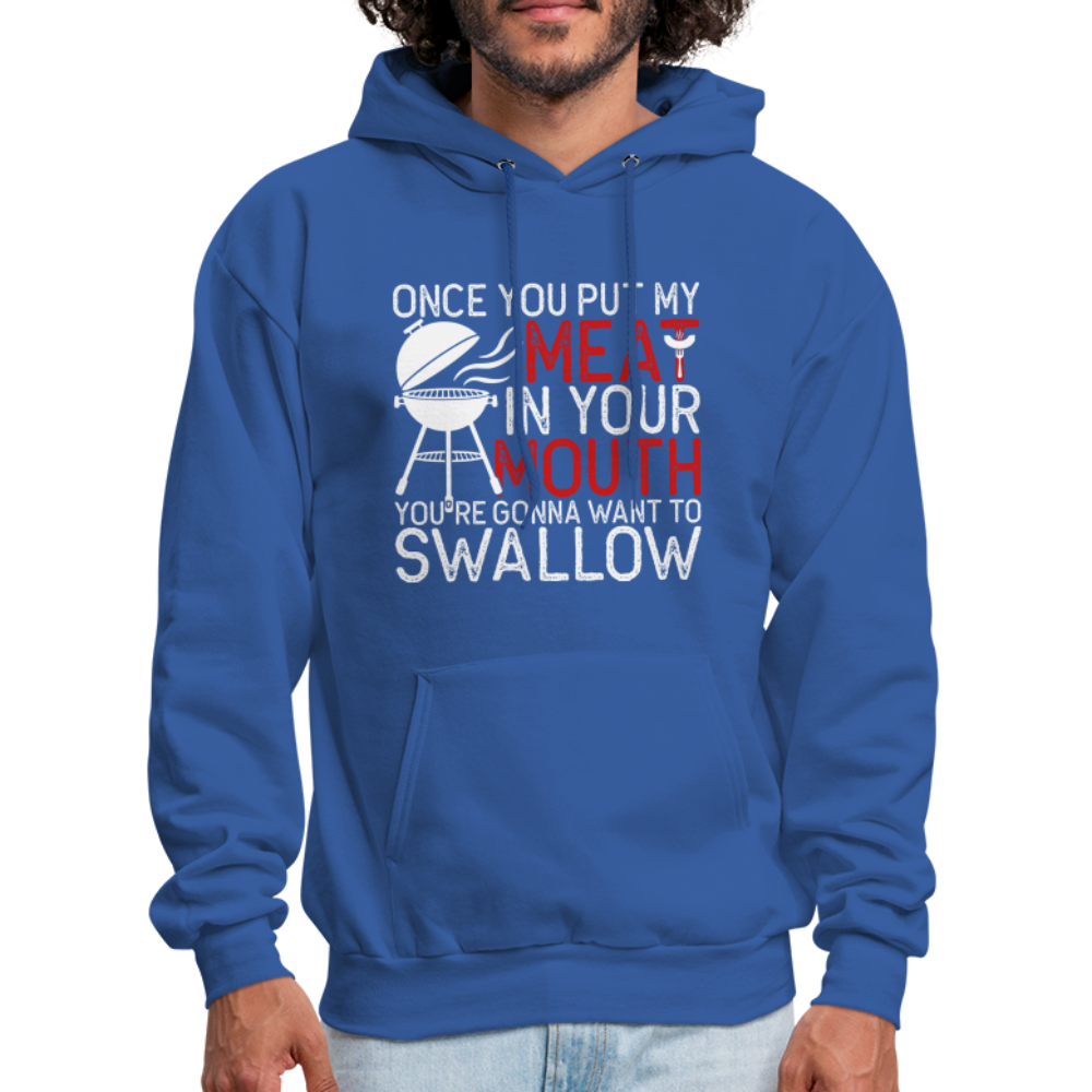 My Meat In Your Mouth Hoodie (BBQ Humor) - royal blue