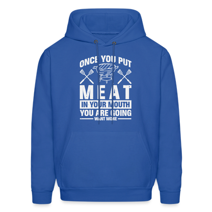 You Are Going To Want More Meat (BBQ Grilling Humor) T-Shirt - royal blue