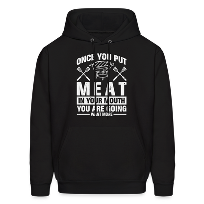 You Are Going To Want More Meat (BBQ Grilling Humor) T-Shirt - black