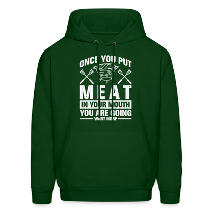 You Are Going To Want More Meat (BBQ Grilling Humor) T-Shirt - forest green