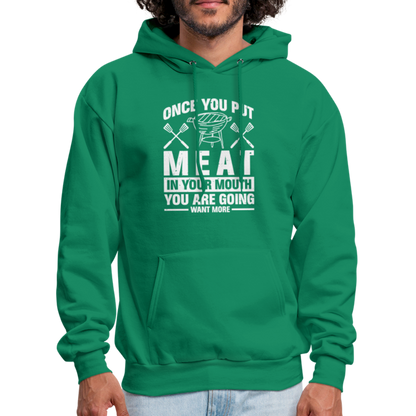 You Are Going To Want More Meat (BBQ Grilling Humor) T-Shirt - kelly green