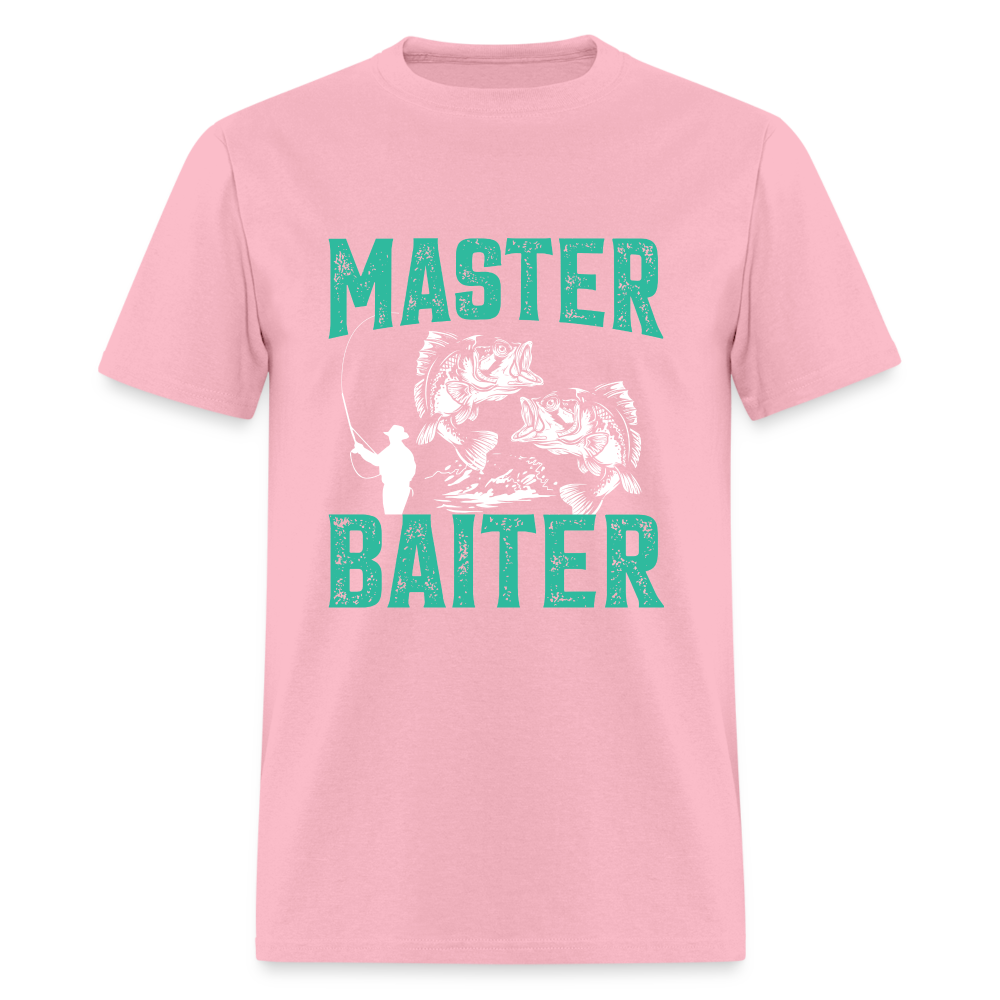 Master Baiter (Fishing Humor) T-Shirt - pink