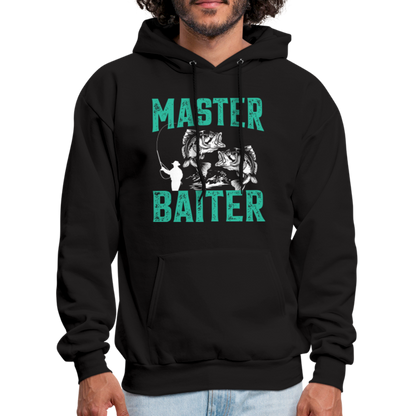 Master Baiter (Fishing Humor) Hoodie - black