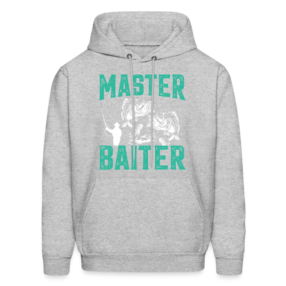 Master Baiter (Fishing Humor) Hoodie - heather gray