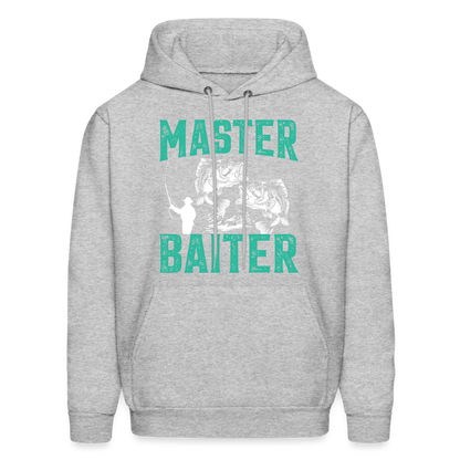 Master Baiter (Fishing Humor) Hoodie - heather gray